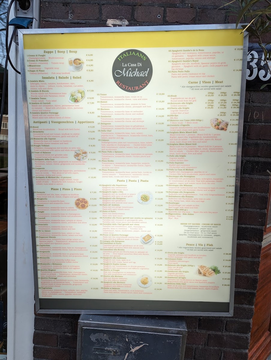 Menu La Casa Di Michael-7